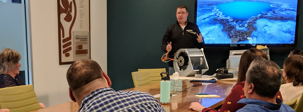 Furnace Technician Trains APHW CSRs