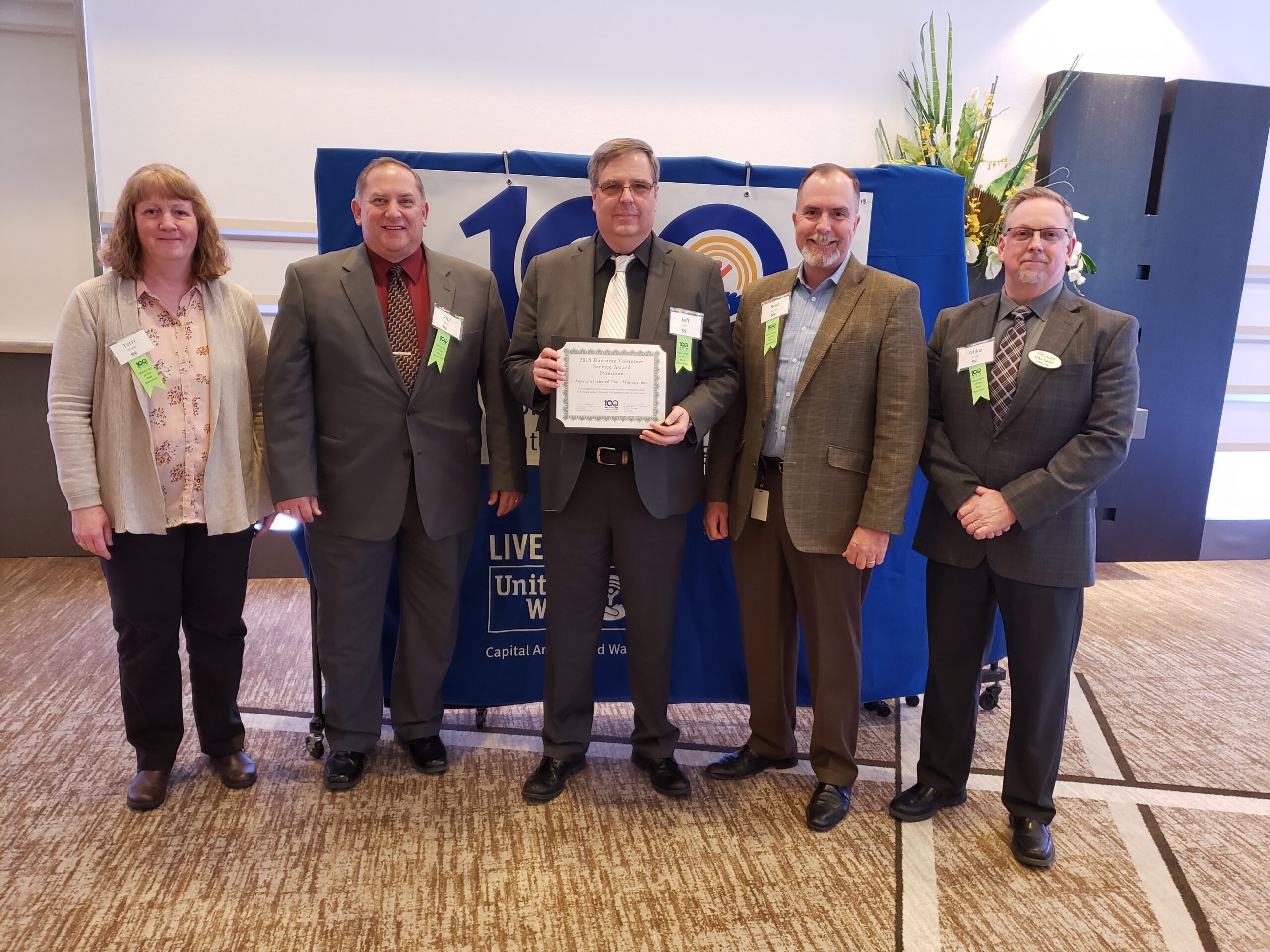 CFC Nominates APHW for United Way Business Volunteer of the Year