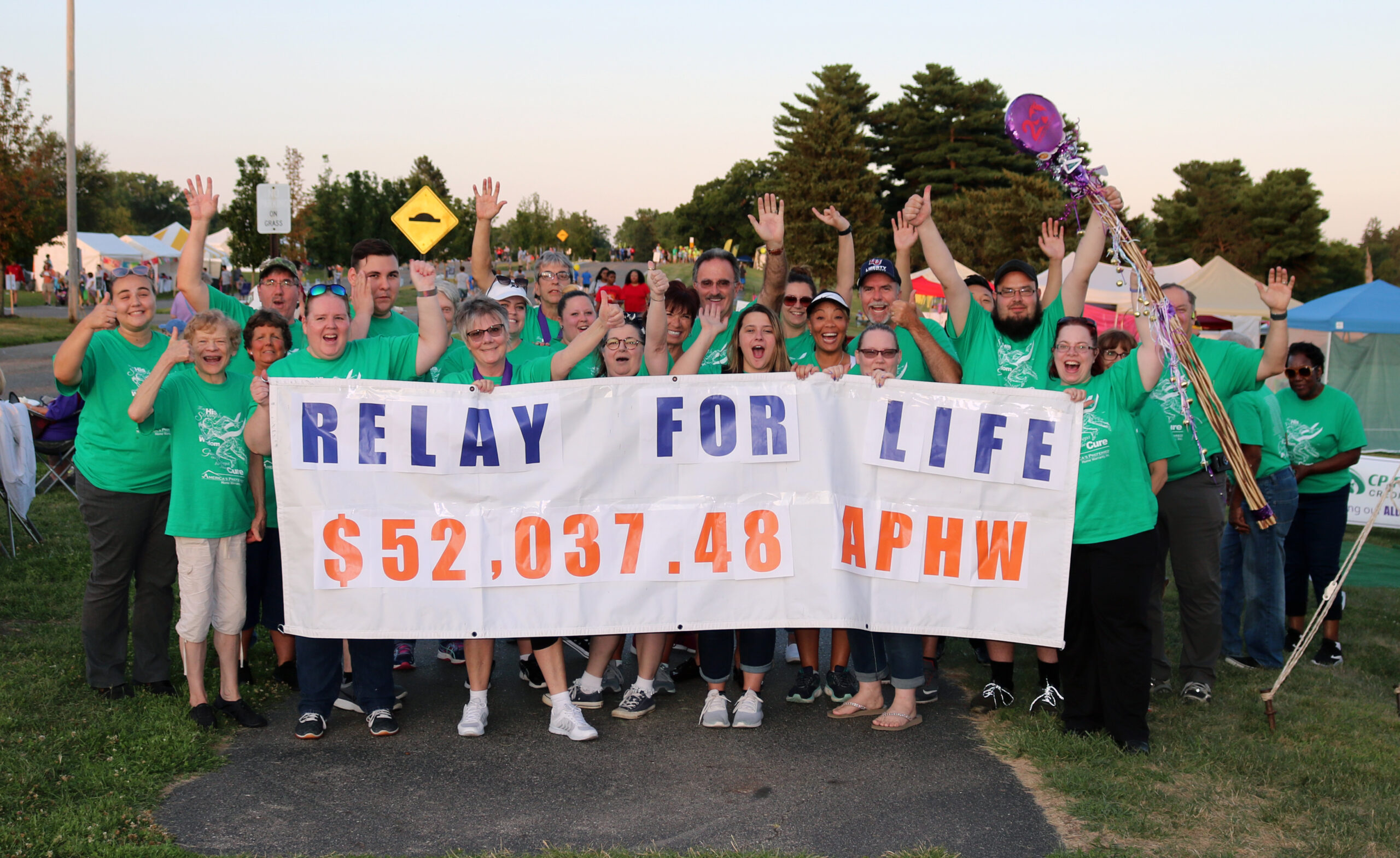 Team APHW Final Total for Relay for Life